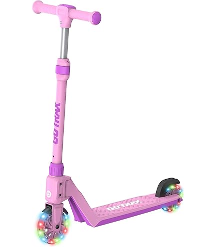 Zinc - 3-wielige opvouwbare scooter - Step - Zwart -Led lampjes in de