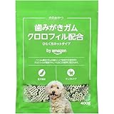 by Amazon 犬用おやつ 歯みがきガム チップタイプ クロロフィル配合 400g