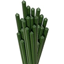 Amazon | 国華園 支柱 直径11mm 長さ150cm 50本 イボ付 鋼管製 錆び