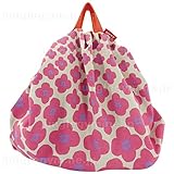 おもちゃの収納バッグ 布製 プレイマット KICKY タイディバッグ : フラワー