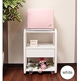 ディスプレイワゴン-L 幅43cm×奥行31.5cm×高さ58cm [ エステワゴン ネイルワゴン キッチンワゴン マルチワゴン サイドワゴン キャスター付き 収納 業務用 サロン ワゴン ラック ]