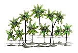 Deco 79 Metal Palm Wall Decor, 38 by 25' [並行輸入品]