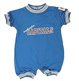 Washington Capitals NHLベビー男の子幼児クルーネックロンパース、ブルー