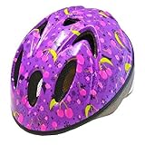 TETE　 幼児・子供用ヘルメット軽量モデル　スプラッシュハート　 チェリー　パープル 【サイズ】S　(52-56cm）約240ｇ　年齢目安　3～6歳