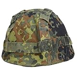 ドイツ軍放出品 ヘルメットカバー BW リバーシブル フレクターカモ&スノー Mサイズ