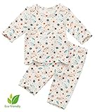 【あるこんたるこん】〈J＆T〉ベビー ルームウェア アポロン キッズ 7分袖 ハーフパンツ ジュニア 男の子 コットン100％ パジャマ (110)