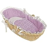 Hoohobbers Baby Doll Moses Basket, Orchid by Hoohobbers