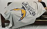San Diego Chargers NFL Sweatshirt Throwブランケット、グレー