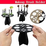 Auntwhale ブラシオーガナイザーホルダー 毎日の基盤 有用 化粧品メイクアップ ディスプレイスタンド 乾燥ラック