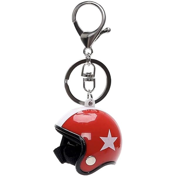 Amazon.co.jp: バイク ミニ ヘルメット キーホルダー キーケース