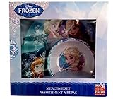 Disney Frozen Elsa Anna Mealtime Set – 3 Items – プレート、ボウル、タンブラーby Zak