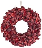 彩か SAIKA リース M 赤 レッド インテリア 玄関飾り ピーナッツ皮使用 ラメ入り CGX-188Mr Nuts Glitter Wreath M Red