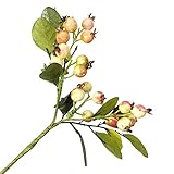 Zhi Jin 1パック人工ザクロBerries Fruits Artsブーケウェディングルームオフィス装飾 オレンジ