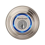 Kwikset Kevo Smart Lock with Keyless Bluetooth Touch to Open Convenience in Satin Nickel [並行輸入品]