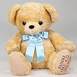 カリーノ体重ベアシリーズブラウン（片足・足裏刺繍付きウェイトドール）完成品