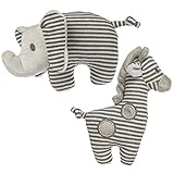 Mary Meyer Afrique 5 " Giraffe and Elephant Rattle