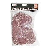 IIT 24 Grit 3" Sanding Discs & 1/4" Shank Mandrel Fits Roloc Style (25-Pc) [並行輸入品]