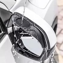 カーボン調 バイク用 ドアミラーカバー　１ケ　片方だけ　右側？ Amazon | 車 カーボン調 ドアミラーバイザー バックミラーカバー