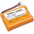 【容量1.2倍 通話時間UP】SANYO対応 NTL-200 TEL-BT200 互換 バッテリー【ロワジャパン】コードレスホン 子機 充電池