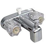 LASCO 07-4210 Two Handle Tub Filler Faucet with 4-Inch Center and Personal Shower Outlet by LASCO