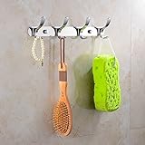 ステンレス鋼クロムローブフック壁ハンガーブランドバスルームウォールハウスキーパーハンガーループキッチン ( デザイン でざいん : 4 )