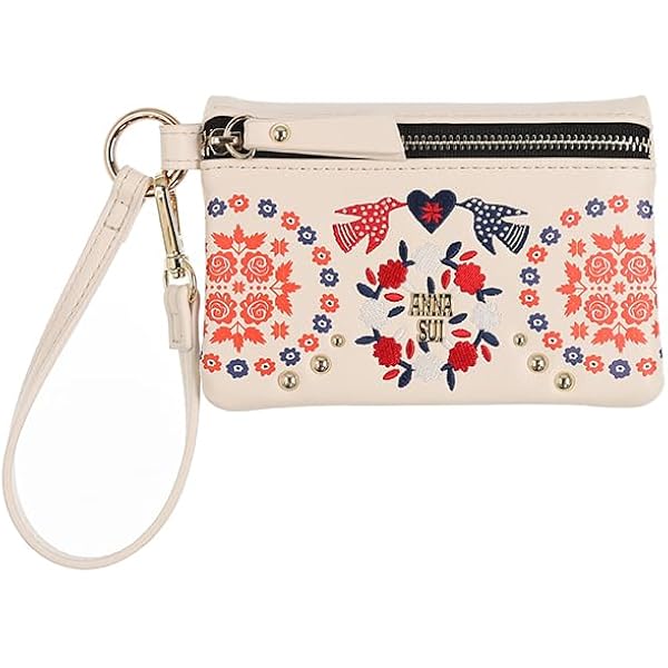 Amazon | [アナスイ] マルチケース ラウンドファスナー エレノア 本革