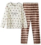 (レモンツリーセブン)Lemon tree7 パジャマ マタニティ 授乳パジャマ 秋冬 長袖 授乳服 寝巻き 可愛い ルームウエア 上下セット 裏起毛 もこもこ 防寒 厚い 柔らかい