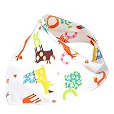 Dovewill 全10パターン　コットン製　ベビー　ビブ　唾液タオル　幼児　バンダナト　ライアングル　スカーフ　かわいい - パターン7