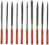 uxcell ヤスリセット　10本　クロス　正方形　かぎ針　丸型