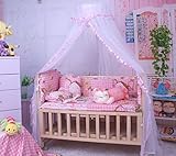 CdyBox Breathable Baby Bed Canopy Toddler Sleeping Dome Mosquito Net Crib Netting Palace-style Lace 