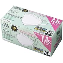 Amazon.co.jp: [AENA] 4層構造 不織布マスク (ホワイト/Mサイズ