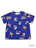 (エックスガール ステージス) X-girl Stages ディズニー総柄半袖Ｔシャツ 120cm ブルー