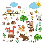 Into the Woods Baby/Nursery Decorative Wall Art Sticker Decals [並行輸入品]