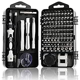 122in1精密ドライバーセット 特殊ドライバー ドライバーセット 静電気防止ストラップ付き 磁気ドライバー 滑り止めハンドルネジ回し 多機
