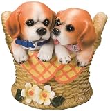エイチツーオー 2匹の仔犬付プランターL ビーグル H603