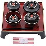 FUN fun (ファンファン） お食い初め 食器セット ディズニー ミニー 女の子 紅白麺