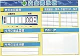 [8184806]仙台銘板　ミニ掲示郎　Ａタイプ　現場用安全掲示板 5074010