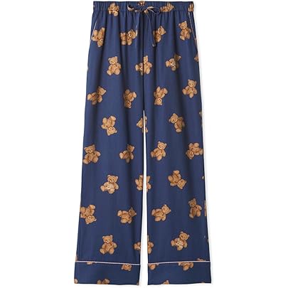 Amazon | [ジェラート ピケ] 【HOLIDAY】スキーベア柄ロングパンツ