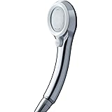 SANEI シャワーヘッド レイニーメタリック ホワイト 【約50%の節水効果・ストップ機能付き】 PS-303-81XA-C