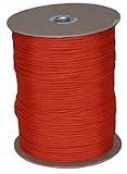 T.W. Evans Cordage 6510OB Paracord 1000 ft. Spool in Orange