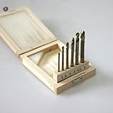 6 台の PC を備えた HSS チタンコーティングドリルビットセット粗リーマを見たルータ 3/4 / 5/6 / mm 6.5/8