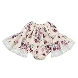 (プタス)Putars ベビー服 子供服 ロンパース 女の子 長袖 パフ袖 レース 花柄 可愛い 秋 冬 新生児 歩行服 出産お祝い 記念日 プレゼント 6-24ヶ月