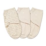 SwaddleMe Original Swaddle 3-PK, Ivory Cursive (SM) by SwaddleMe [並行輸入品]