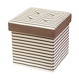 ストレージ ボックススツール(ピーカーブー) ブラウン