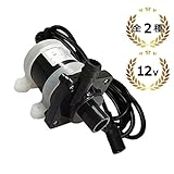Felimoa 水中循環ポンプ 12V 静音35db (モーターのみ) 室内飼育や運転音が気になる方などに重宝します DIY庭池噴水/水耕栽培など屋外でも大活躍 水陸両用 安全電圧仕様（12V、24V