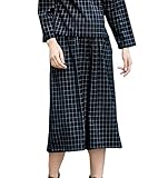 Angeliebe エンジェリーベ マタニティ ウィンド ペン チェック ガウチョ パンツ 産前 産後 対応 妊婦服 スカンツ S ～ M ネイビー × アイボリー