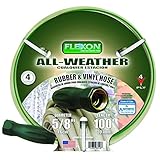Flexon FAW58100 5/8-Inch x 100-Foot All-Weather 4-Ply Medium Duty Garden Hose [並行輸入品]