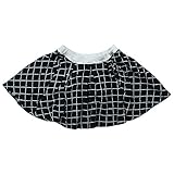 《春夏対応》 nico hrat(ニコフラート) 製品洗い加工済み 42/2天竺チェック柄スカート 130cm/NV NO.B-271302