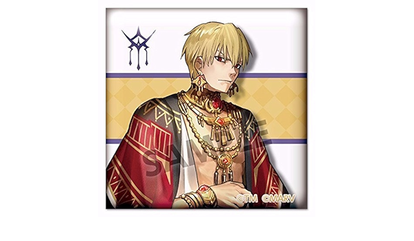 Amazon Fate Extella トレーディングスクエア缶バッジ 単品 12 ギルガメッシュ アニメ 萌えグッズ 通販