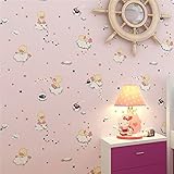 Cheerhuzz Duck Animal Cartoon Cute子供部屋壁紙ロールピンク不織布壁画背景wp212-pi